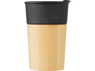 Фарфоровая кружка Pereira с бамбуковой внешней стенкой