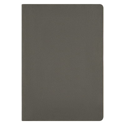 Ежедневник Latte soft touch недатированный, серый