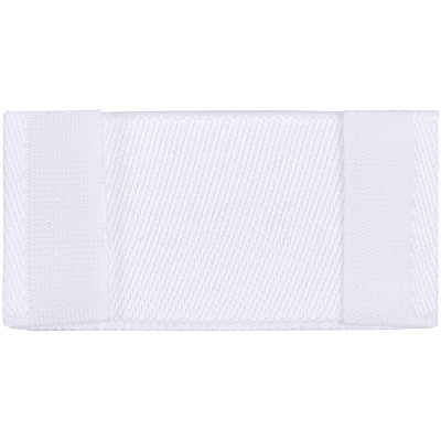 Лейбл тканевый Epsilon, XXS, белый