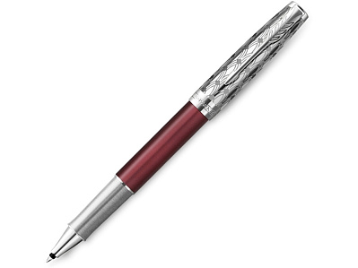 Ручка роллер Parker Sonnet (Красный, серебристый)