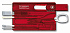 Набор инструментов SwissCard, полупрозрачный красный - Фото 2