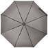 Зонт складной Hard Work с проявляющимся рисунком, серый - Фото 2