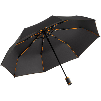 Зонт складной AOC Mini с цветными спицами  (Оранжевый)
