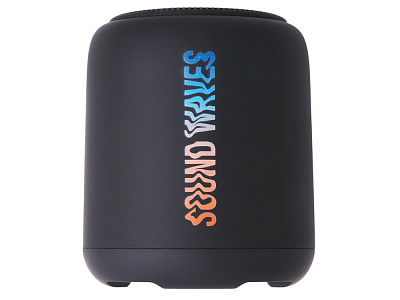 Портативная колонка TWS Steep с УФ-печатью (Чёрный)