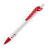Ручка шариковая "Boston", белый с красным - Фото 1