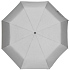 Зонт складной Manifest со светоотражающим куполом, серый - Фото 2