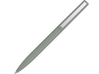 Ручка металлическая шариковая Bright F Gum soft-touch (Серый)