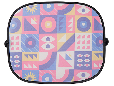 Комплект из 2-х автомобильных солнцезащитных экранов с возможностью полноцветной печати