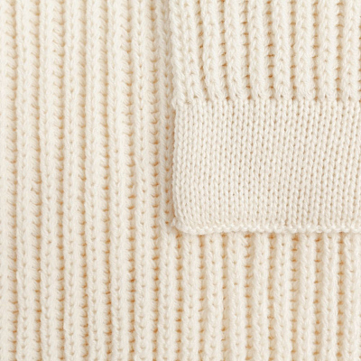 Плед Shirr, молочно-белый