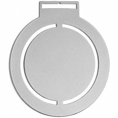 Медаль Steel Rond, серебристая (Серебристый)