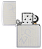Зажигалка ZIPPO Logo с покрытием Satin Chrome, латунь/сталь, серебристая, матовая, 38x13x57 мм - Фото 4
