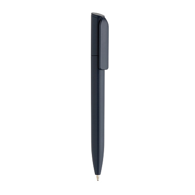 Мини-ручка Pocketpal из переработанного пластика GRS (Темно-синий;)