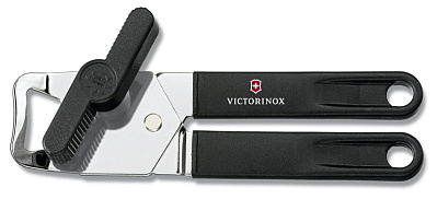 Консервный нож VICTORINOX универсальный, сталь/пластик, чёрный (Черный)