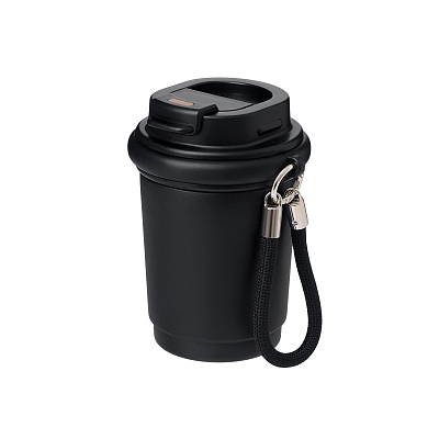 Термокружка вакуумная Сидней (Sydney), черная