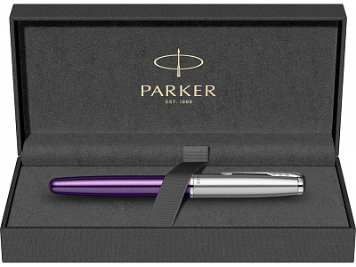 Ручка перьевая Parker Sonnet Essentials Violet SB Steel CT