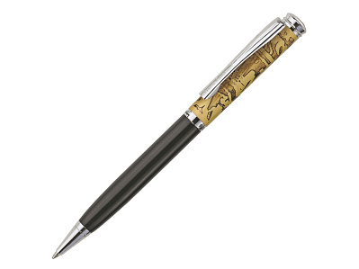 Ручка шариковая Gamme (Черный/золотистый/серебристый)