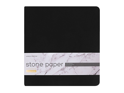 Еженедельник с каменной бумагой А5+ Carrara