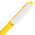 Ручка шариковая Pigra P03 Mat, желтая с белым - Фото 4