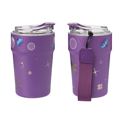 Термокружка вакуумная Monaco, фиолетовая