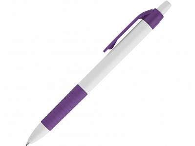 Шариковая ручка с противоскользящим покрытием AERO (Пурпурный)