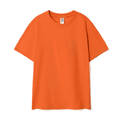 Футболка детская Regent Kids 150, белая (Оранжевый)