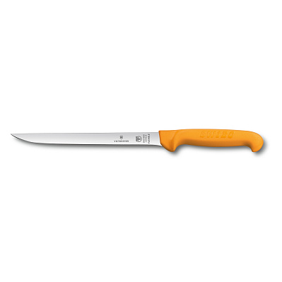 Нож для филировки рыбы VICTORINOX Swibo с узким гибким лезвием 20 см, жёлтый (Желтый)