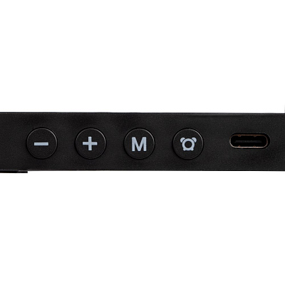 Зарядная станция с часами Clock Nest, черная