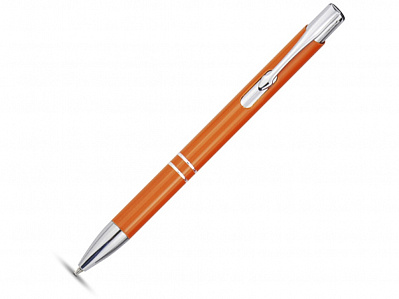 Ручка металлическая шариковая Moneta (Оранжевый/серебристый)