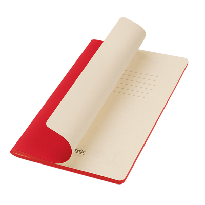 Блокнот Альфа Слим (Alpha slim), красный