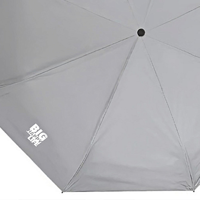 Зонт складной "Reflect", полуавтомат, светоотражающий серый