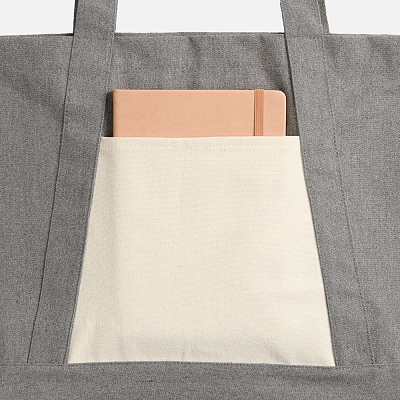 Шопер Shophop, серый с неокрашенным