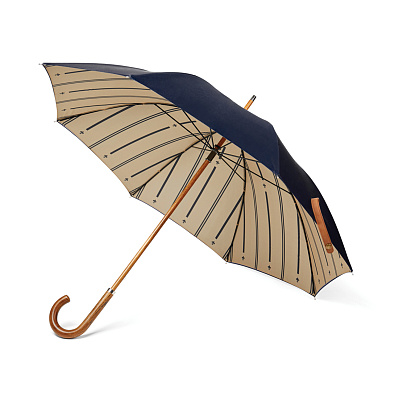 Зонт VINGA Bosler из rPET AWARE™, d106 см (Темно-синий;)