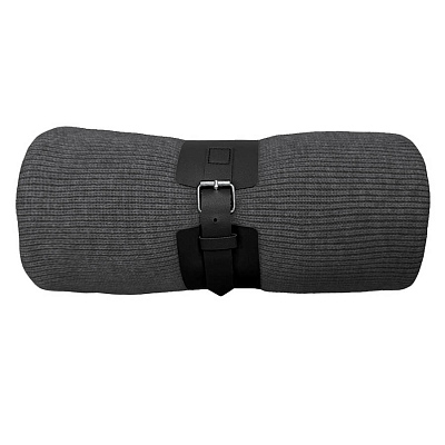 Плед  "Belt"; серый; 130 х 180 см; 100% акрил, с поясом (Серый)
