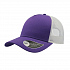 Бейсболка "RAPPER COTTON", 5 клиньев, фиолетовый/белый, пласт заст., 100% хлопок,100% п/э,180 г/м2 - Фото 1