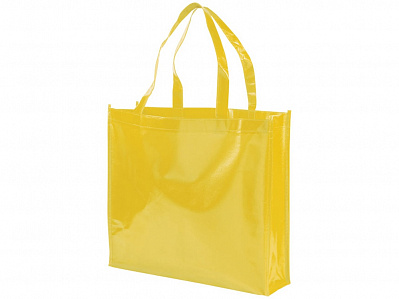 Ламинированная сумка для покупок (Желтый)