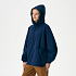 Ветровка (анорак) оверсайз унисекс Риссман (Rissman), темно-синяя - Фото 6