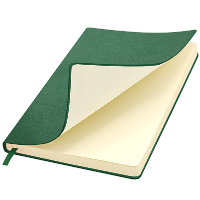 Ежедневник A5 недатированный Franco в мягком переплёте  (Бутылочно-зеленый)