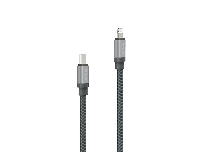 Кабель USB-C - Lightning MFI LINK-C, QC/PD, 1.5 м (Серый)