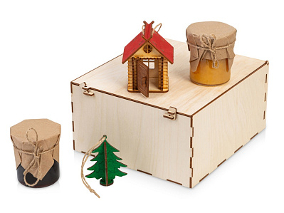 Подарочный набор Decoration Deluxe 2.0 с двумя видами варенья (Натуральный)