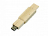 USB 2.0- флешка на 8 Гб прямоугольной формы с раскладным корпусом - Фото 3