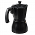 Гейзерная кофеварка Siena, черная - Фото 2
