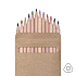 Набор цветных карандашей KINDERLINE middlel,12 цветов, дерево, картон - Фото 1