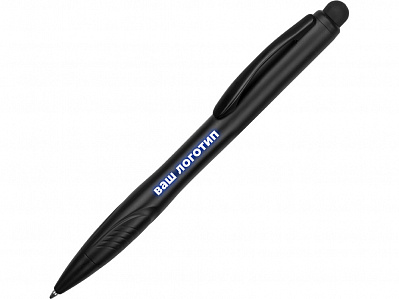 Ручка-стилус шариковая Light с подсветкой (Черный)