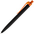 Ручка шариковая Prodir QS01 PRT-P Soft Touch, черная с оранжевым - Фото 3