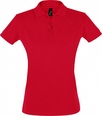 Рубашка поло женская Perfect Women 180 красная (Красный)