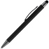 Ручка шариковая Atento Soft Touch Stylus со стилусом, черная - Фото 2