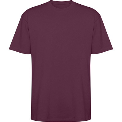 Футболка оверсайз BULL, СЛИВОВО-КРАСНЫЙ M (СЛИВОВО-КРАСНЫЙ)