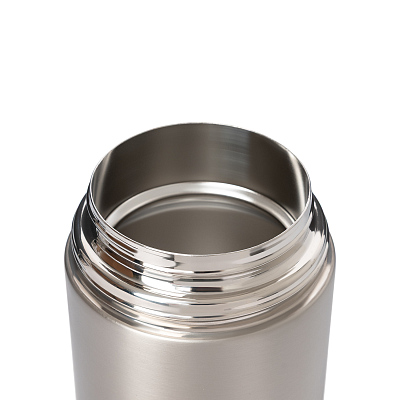 Термос для еды Бенто, серебряный