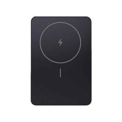 Беспроводной магнитный ПЗУ Xiaomi Super Slim Magnetic Power Bank 5000, черный (Чёрный)