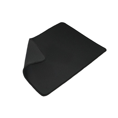 Коврик для мыши GLIDE S, 26*21*0,3см, прошитый край, черный (Чёрный)